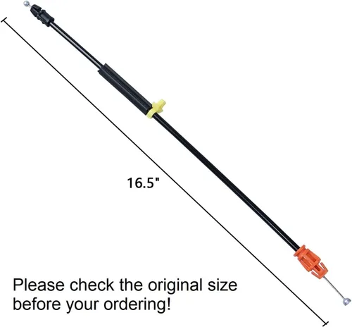 Miniatura 4 de Cable de pestillo de puerta de 16.5 pulgadas compatible con Chevy Silverado Tahoe Yukon Sierra Escalade 2007-2014, puertas delanteras laterales