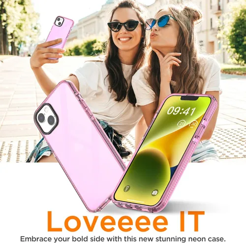 Miniatura 6 de AICase Funda protectora para iPhone 16 compatible con iPhone 16, delgada, ligera, transparente [no amarillenta] Diseño vibrante