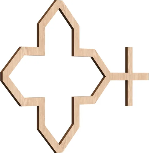 Miniatura 16 de Laird Paneles decorativos de pared de madera con calado, extra pequeños, 13/8 pulgadas de ancho x 7 3/8 pulgadas de alto x 1/4 pulgadas de alto