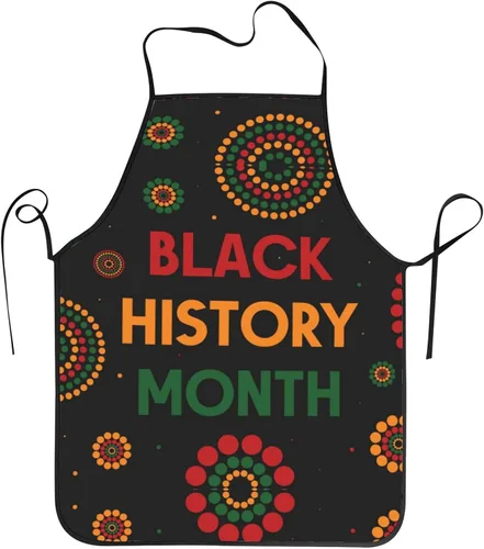 Miniatura 2 de I Am Black History Month Delantal para mujeres y hombres, delantales ajustables para decoración de cocina, cocina, fiesta de vacaciones