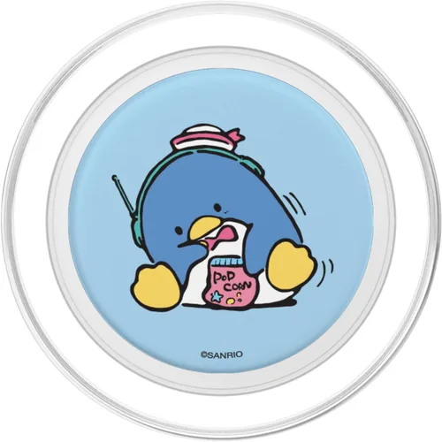 Miniatura 2 de Sanrio Tuxedosam Snacks and Music PopSockets PopGrip: agarre intercambiable para teléfonos y tabletas PopSockets MagSafe PopGrip para iPhone