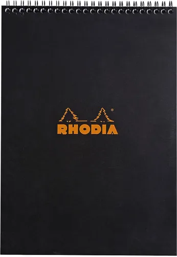 Miniatura 8 de Rhodia Bloc de notas encuadernado con alambre, A4, punto - negro (185039C)