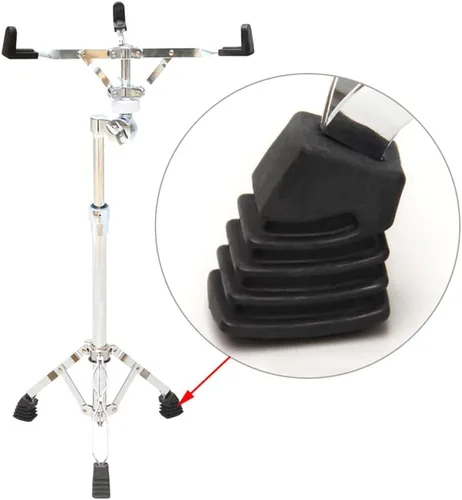 Miniatura 3 de Paquete de 3 protectores de patas de goma para piezas de percusión (grande, A)