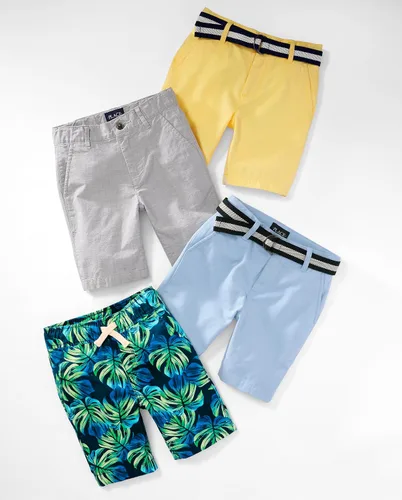 Miniatura 3 de The Children's Place Pantalones cortos chinos con cinturón para niño