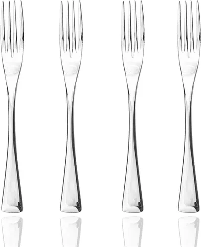 Miniatura 40 de JASHII Juego de cubiertos de 20 piezas de acero inoxidable multicolor para 4, utensilios de comida, incluye tenedores, cuchillos, cucharas, aptos
