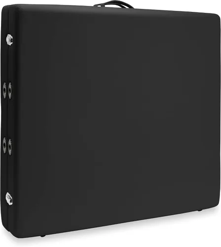 Miniatura 2 de Saloniture Mesa portátil de fisioterapia y masaje - Plataforma de tratamiento de estiramiento baja al suelo - Negro