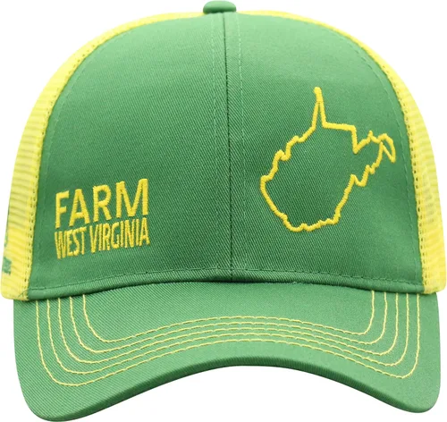 Miniatura 118 de John Deere Gorra de béisbol con logotipo y malla trasera con contraste, para hombre