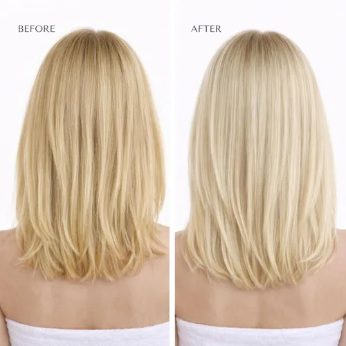 Miniatura 4 de Acondicionador sin tonificación amarilla para cabello rubio, plateado, cristal brillante y morado champú rubio fórmula hidratante de latón Hecho