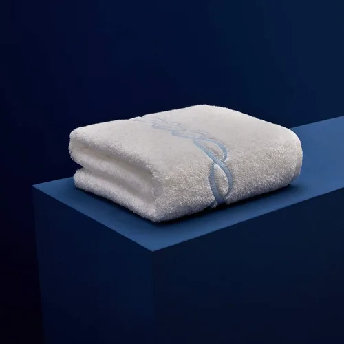Miniatura 2 de Superior 1000 Gram - Toalla de baño (algodón egipcio, tamaño grande, 63 x 31, 1 pieza, Azul Cadena)