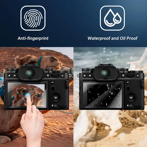 Miniatura 5 de kinokoo Protector de pantalla Z50 II Zf - Película de vidrio templado de dureza 9H de 0.010 in para cámara Nikon Z50 II Zf Z5 Z5 II Z6 II Z6 II Z