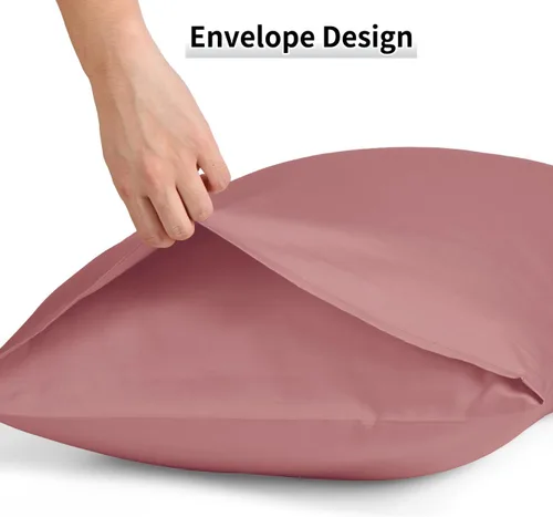 Miniatura 125 de Warmstar Juego de 2 fundas de almohada de algodón de tamaño estándar, fundas de almohada de 600 hilos de 20 x 26 pulgadas, fundas de almohada
