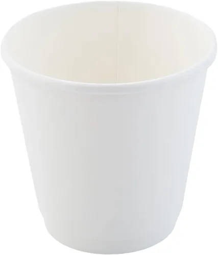 Miniatura 73 de Restaurantware Tazas de café de papel de 4 onzas, 25 tazas de papel desechables de doble pared, a prueba de fugas, reciclables, tazas calientes
