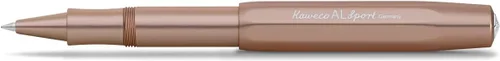 Kaweco AL SPORT - Bolígrafo de gel I dorado rosa con punta redonda de 0.028 in, diseño clásico, con bola de cerámica, 5.1 in, aluminio oro rosa