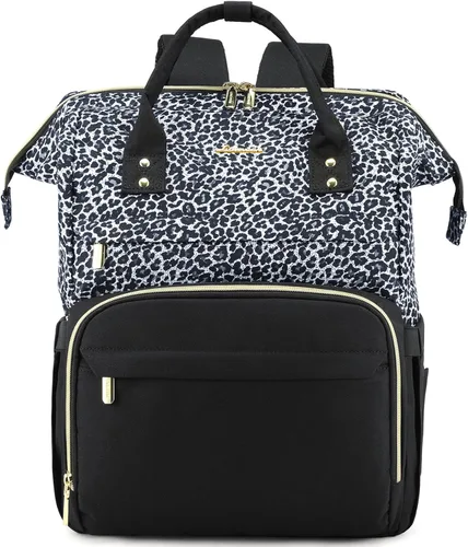 Miniatura 12 de LOVEVOOK Mochila para portátil de mujer, mochila de 15,6 pulgadas con cargador, mochila resistente al agua para profesores, mochila de trabajo