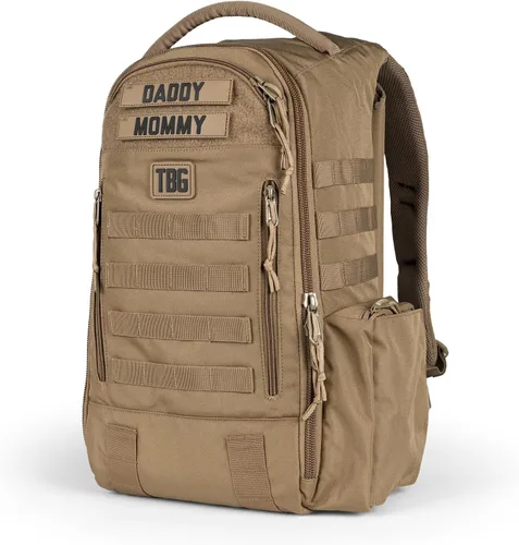 Miniatura 11 de Tactical Baby Gear Daypack Mochila Táctica de Pañales para Papás - Compatible con MOLLE, Alfombrilla de Cambio Integrada, Correas para Cochecito