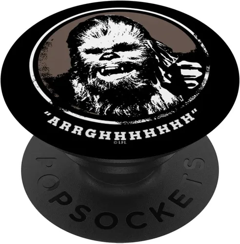 Miniatura 6 de Star Wars Chewbacca Arrghhhhhhh Catchphrase Retro Art PopSockets MagSafe PopGrip para iPhone