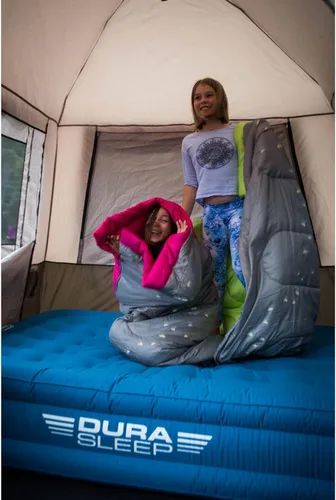 Miniatura 2 de Coleman - Saco de dormir para niños de 45°F para niños de hasta 5 pies 5 pulgadas de altura, saco de dormir ligero y cálido para uso en Resplandor