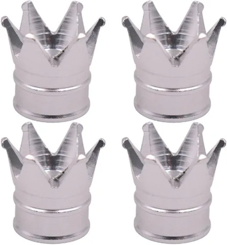 Miniatura 8 de Tapas de Vástago de Válvula de Neumático de Coche 4 PIEZAS Cubiertas Universales de Vástago Juego de Tapas de Válvula de Neumático de Aluminio