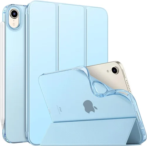 Miniatura 28 de MoKo Funda para el nuevo iPad mini 7 (A17 Pro) 2024, Funda para iPad mini de 6ª generación 2021 (21,08 cm), Funda para iPad mini 6, Funda trasera