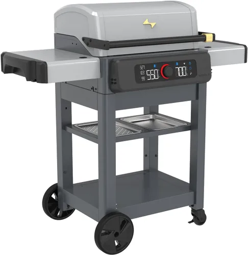 Miniatura 2 de Current® Model G - Parrilla eléctrica inteligente para exteriores con rango de 200-700 °F para asar, precisión digital, zonas de calor