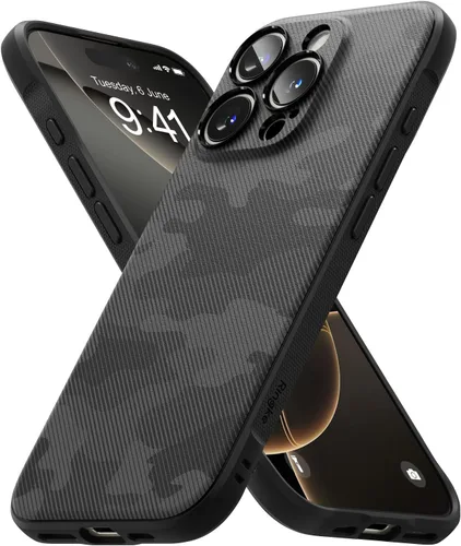 Miniatura 11 de Ringke Onyx - Funda para iPhone 17 Pro, [se siente bien en la mano] resistente al aceite y a la suciedad, cubiertas individuales para lentes