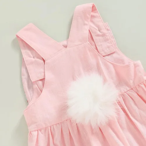 Miniatura 24 de oneflow Traje de Pascua para bebé y niña pequeña, vestido de tul, sin mangas, con lentejuelas, tutú para niñas pequeñas