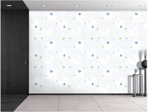 Miniatura 68 de 45 diseños de papel/mural para pared largo estampado