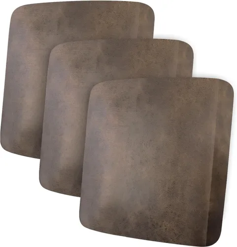 Miniatura 92 de ANARACHON Fundas de cojín de sofá con aspecto de cuero, juego de fundas de asiento de sofá, protector de muebles para sillón seccional, sofá biplaza