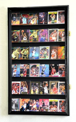 Miniatura 2 de 36 Sport Cards Collectible Card Display Case Cabinet Holder Wall Rack 98% UV, Lockable