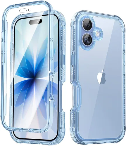 Miniatura 26 de Lifedance - Funda diseñada para iPhone 14/iPhone 13, funda protectora resistente de cuerpo completo con protector de pantalla incorporado