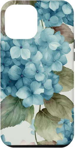 Miniatura 26 de Watercolor Shabby Chic Blue Hydrangeas Flower Case for iPhone 17