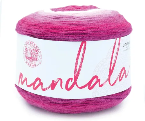 Miniatura 14 de Lion Brand Yarn Mandala - Hilo multicolor para ganchillo,tejido y manualidades, color Liger, 1770 pies, paquete de 1 unidad