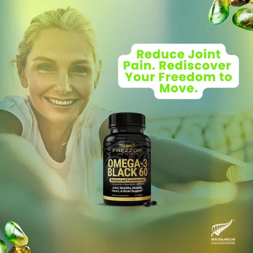 Miniatura 4 de FREZZOR Aceite de mejillón con labios negros y verdes Omega 3, 53 veces mayor potencia para una comodidad y movilidad superiores