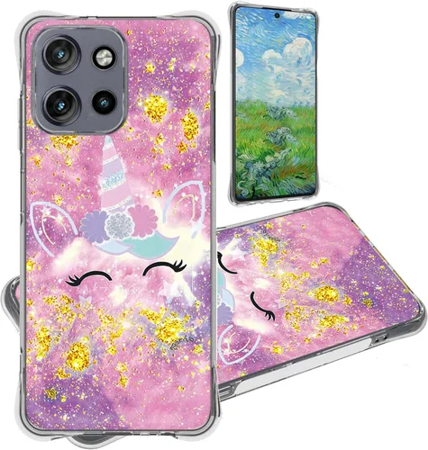 Miniatura 87 de jioeuinly JSF-DJS - Funda compatible con Nothing Phone 2a con protector de pantalla de vidrio templado, policarbonato duro + silicona suave, soporte