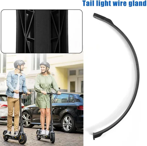 Miniatura 6 de Juego de guardabarros trasero compatible con Ninebot Max G30 Scooter eléctrico Guardabarros trasero Scooter Soporte de repuesto (negro)