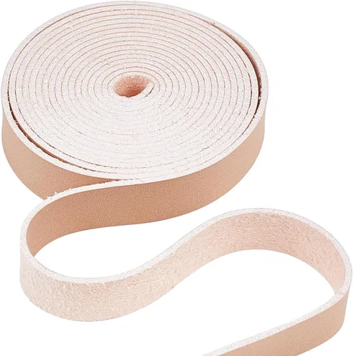 Miniatura 11 de GORGECRAFT Correas de cuero genuino de grano completo de 1.5 pulgadas de ancho y 78 pulgadas de largo, tira de piel sintética de una sola cara