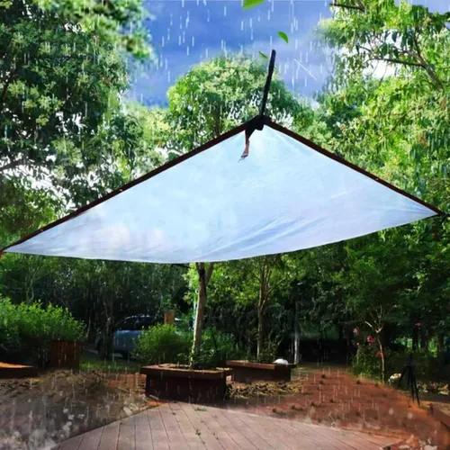 Miniatura 5 de Lonas de polietileno transparente de 3 x 3 pies, lona resistente al agua, cubierta de lona impermeable, lona con ojales duradera para láminas