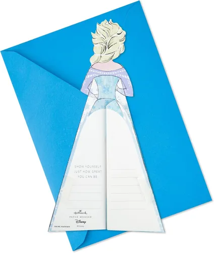 Miniatura 7 de Hallmark Paper Wonder Frozen - Tarjeta de cumpleaños emergente de Princesa Disney (Elsa Panal de Miel) para cumpleaños, aliento, todas las ocasiones
