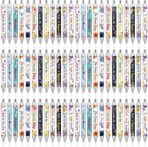 Miniatura 7 de Jutom 72 bolígrafos retráctiles de tinta negra para profesores, regalos de agradecimiento para profesores, regalos de agradecimiento
