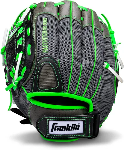 Franklin Sports Fastpitch Softball Gloves - Windmill Adult + Youth Fielding Gloves - 11" or 12" - Pink + Green