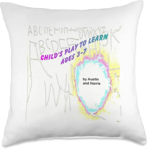 Miniatura 5 de Child's Play To Learn Austin Harris Austin and Harris - Almohada infantil de 3 a 7 años, 16 x 16 pulgadas, multicolor