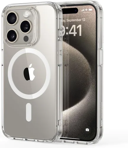 Miniatura 17 de ESR Funda para iPhone 15, compatible con MagSafe, protección de grado militar, resistente al amarillamiento, parte trasera resistente a