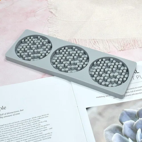 Miniatura 8 de Molde de silicona de nido de abeja 3D con diseño de panal de abeja, moldes de fondant, almohadilla de encaje, para hornear, pastel, chocolate