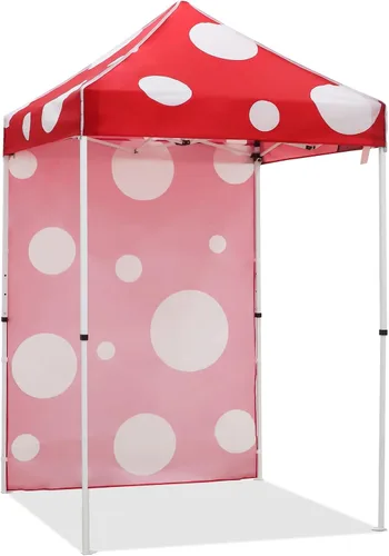 Miniatura 26 de EAGLE PEAK Toldo instantáneo de 5 x 5 con paneles de pared de 4 lados, pequeña tienda de campaña portátil desplegable con bolsa de transporte