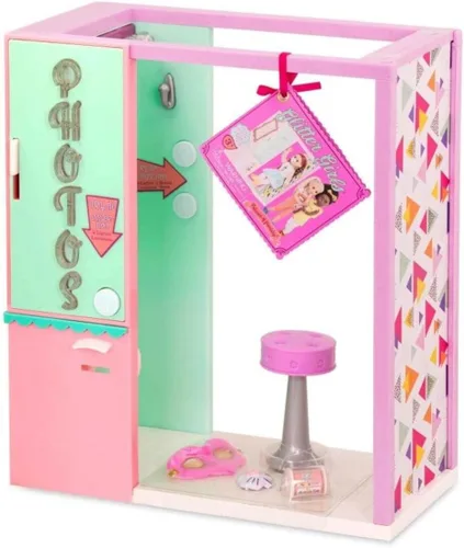 Miniatura 4 de Glitter Girls - Polaroid de la amistad! - Accesorios para muñecas de 14 pulgadas - Cabina de fotos con taburete y accesorios - Nariz de conejo