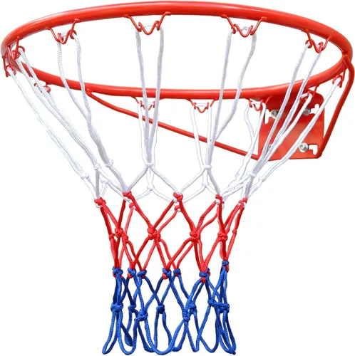 Miniatura 9 de Geta de aro de baloncesto de 18 pulgadas, red de aro de repuesto para borde de baloncesto para interior y exterior