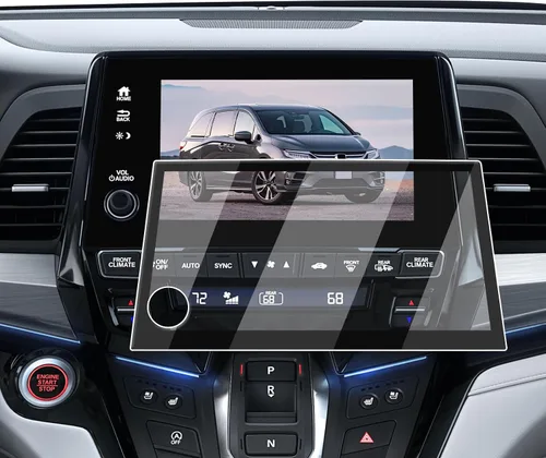 Miniatura 16 de ECOZEN Protector de pantalla para Honda Passport 2019-2025/Pilot 2019-2022 – 2 piezas de película de vidrio templado para pantalla táctil de 8