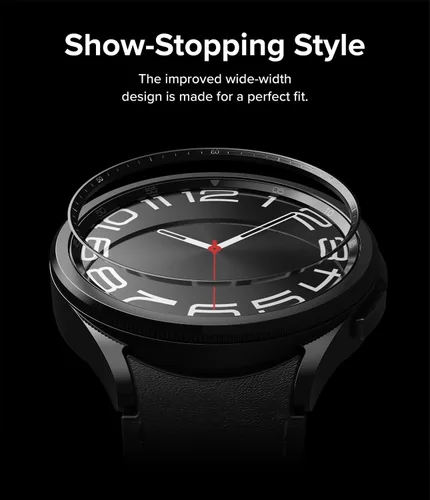 Miniatura 3 de Ringke Estilo de bisel interior [elegante marco de acero inoxidable] compatible con Samsung Galaxy Watch 6 Classic Case (1.772 pulgadas), protector