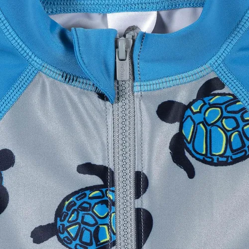 Miniatura 3 de Gerber Traje de baño de manga larga de una pieza con protección solar para niños pequeños