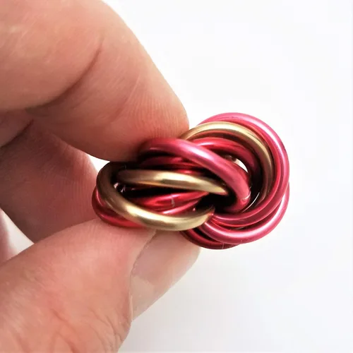 Miniatura 3 de Möbii Bola de juguete (MultiColor): Herramienta de alivio del estrés, ansiedad y estimulación para TDAH, silenciosa para el hogar, viajes, oficina